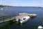 Boats moored at the floating dock.