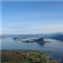 The view to the southeast, Ålesund in the background.